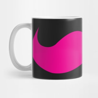 Pink Mustache Mug